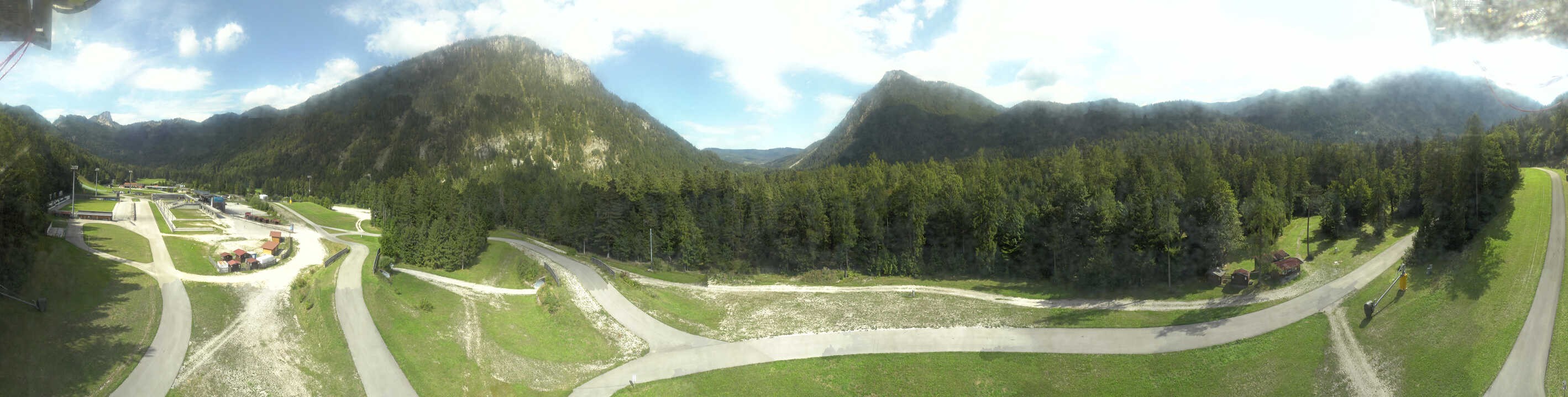 Archiv Foto Webcam Ruhpolding: Panorama Chiemgau Arena