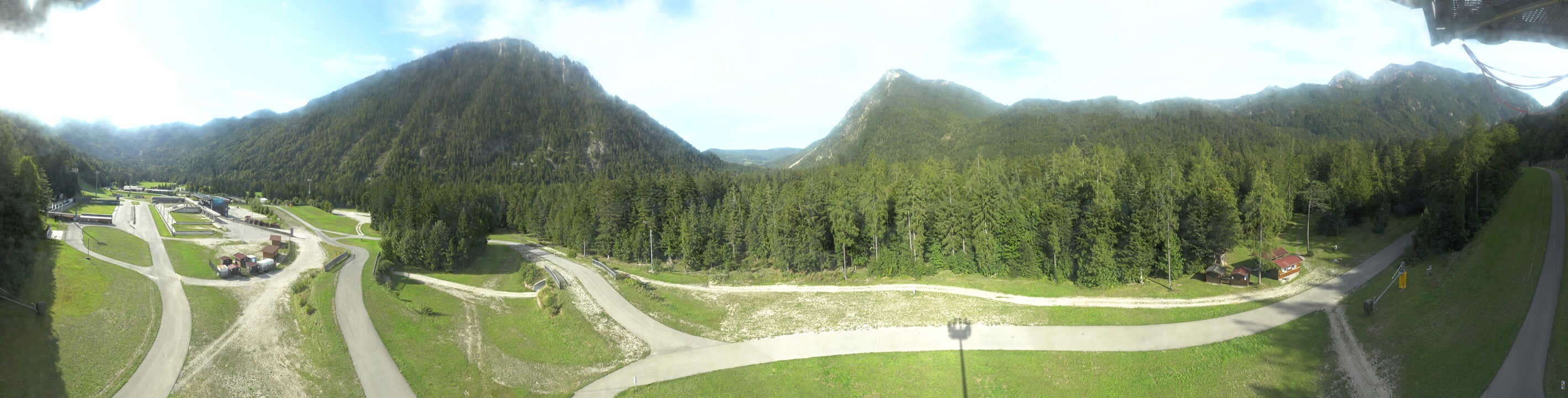 Archiv Foto Webcam Ruhpolding: Panorama Chiemgau Arena