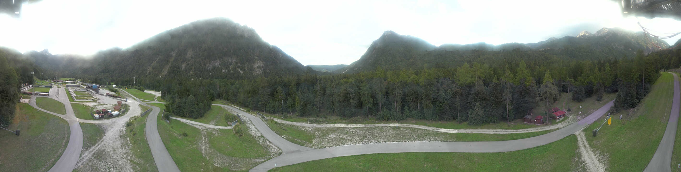Archiv Foto Webcam Ruhpolding: Panorama Chiemgau Arena
