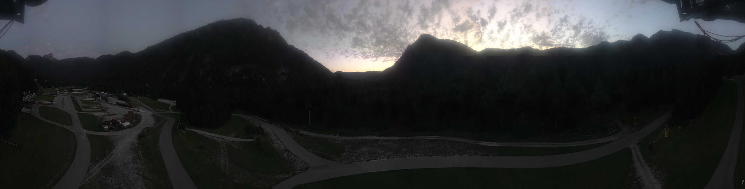 Archiv Foto Webcam Ruhpolding: Panorama Chiemgau Arena