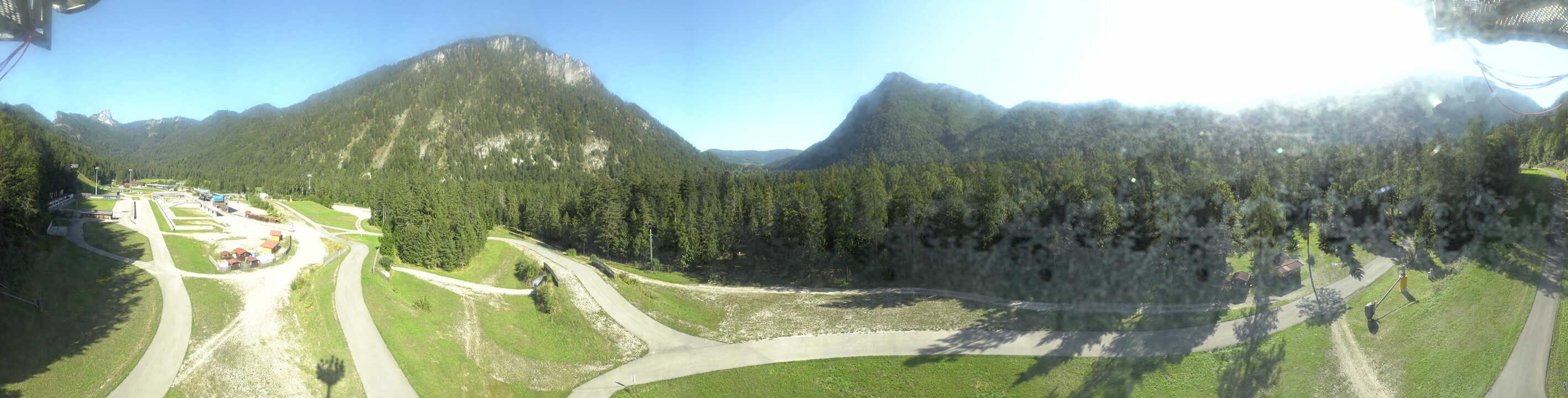 Archiv Foto Webcam Ruhpolding: Panorama Chiemgau Arena