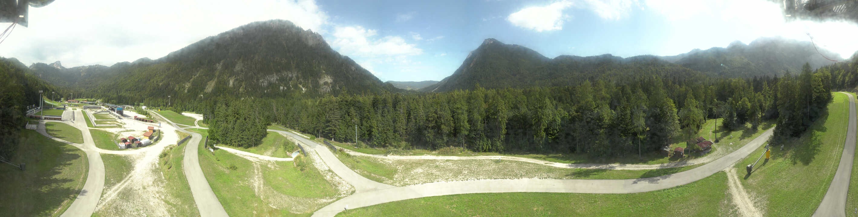 Archiv Foto Webcam Ruhpolding: Panorama Chiemgau Arena