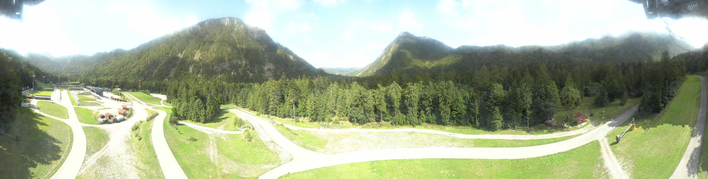 Archiv Foto Webcam Ruhpolding: Panorama Chiemgau Arena