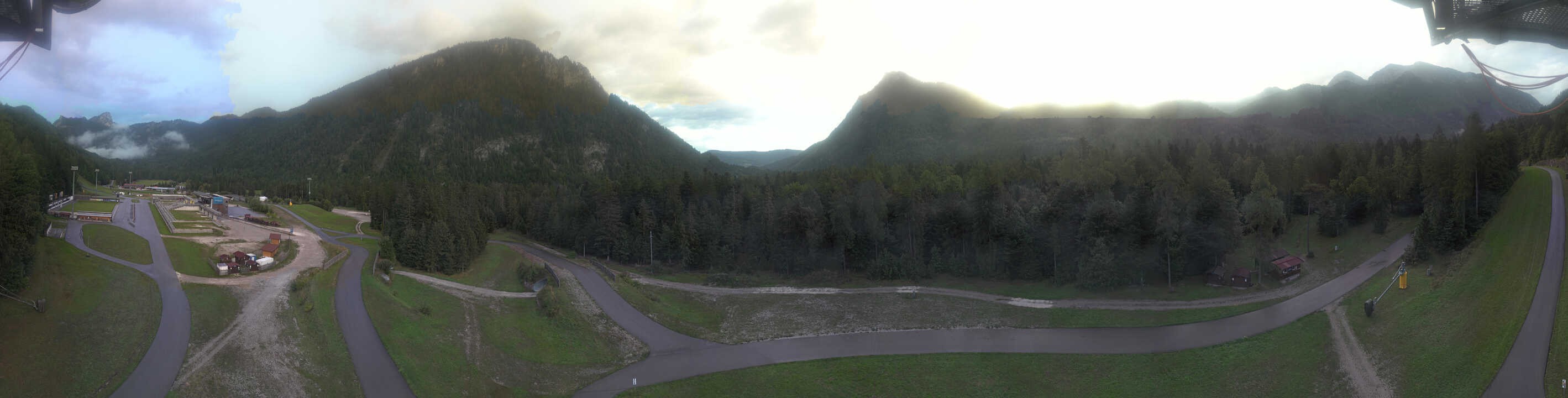 Archiv Foto Webcam Ruhpolding: Panorama Chiemgau Arena