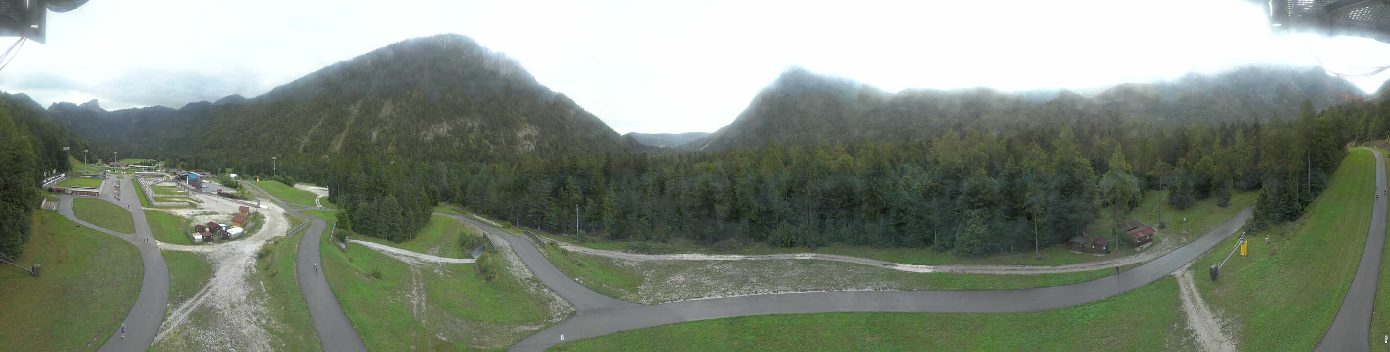 Archiv Foto Webcam Ruhpolding: Panorama Chiemgau Arena
