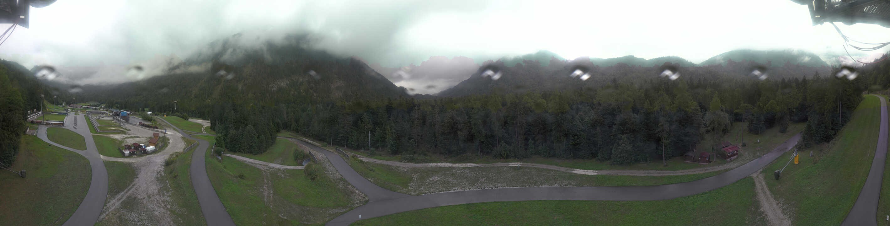 Archiv Foto Webcam Ruhpolding: Panorama Chiemgau Arena
