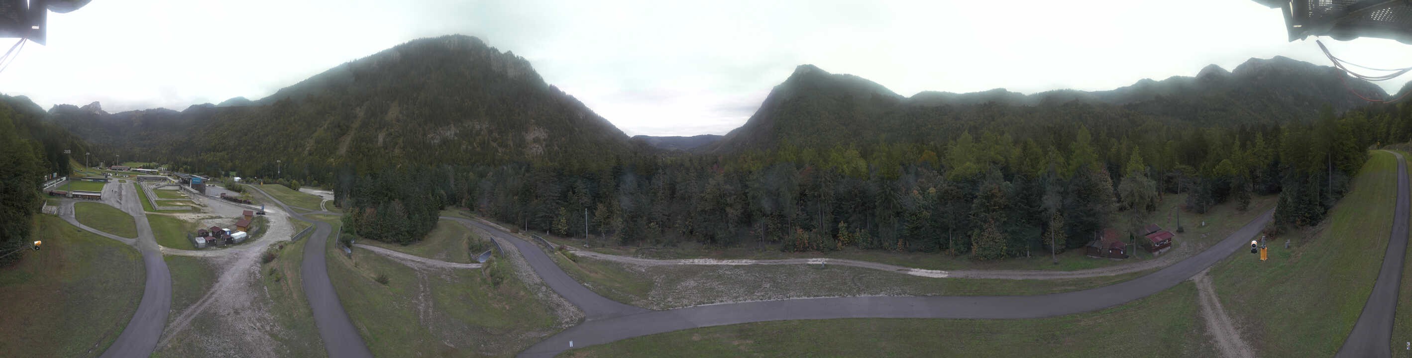 Archiv Foto Webcam Ruhpolding: Panorama Chiemgau Arena