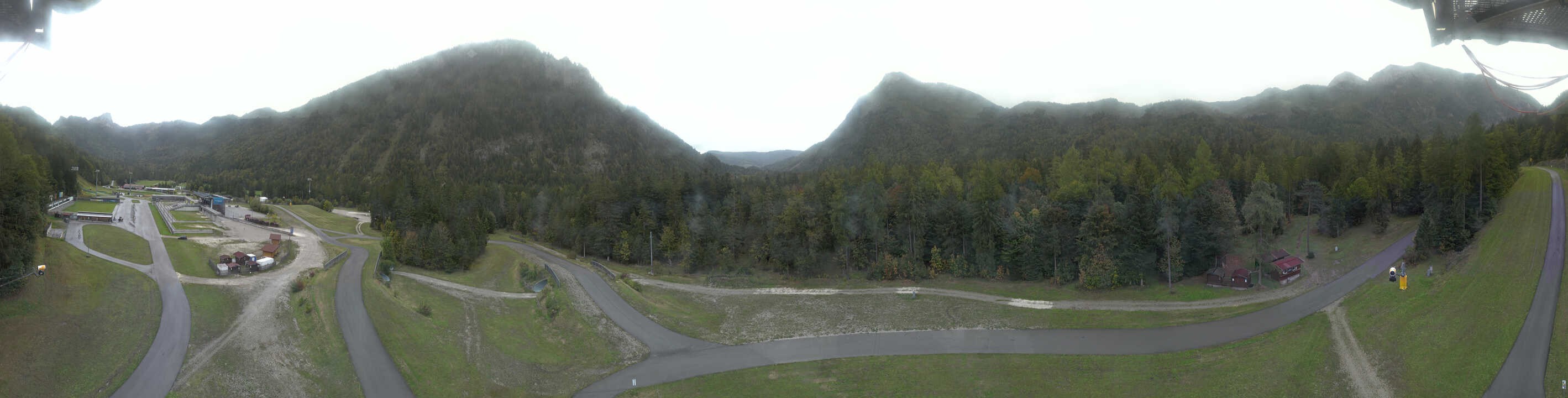 Archiv Foto Webcam Ruhpolding: Panorama Chiemgau Arena