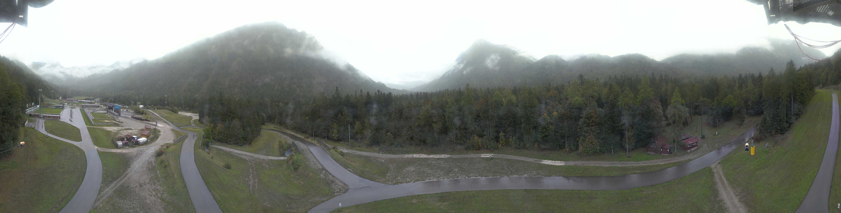 Archiv Foto Webcam Ruhpolding: Panorama Chiemgau Arena