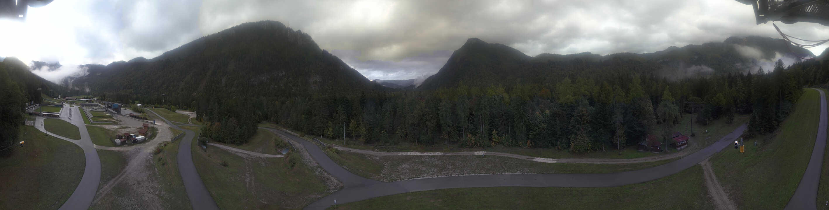 Archiv Foto Webcam Ruhpolding: Panorama Chiemgau Arena