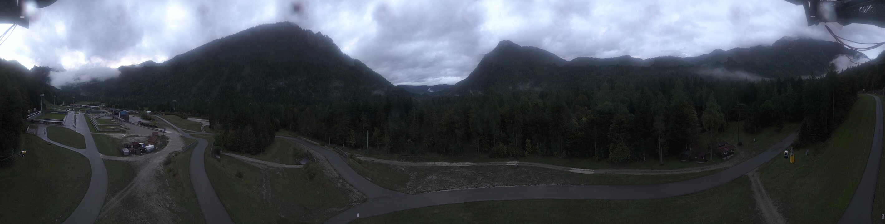 Archiv Foto Webcam Ruhpolding: Panorama Chiemgau Arena