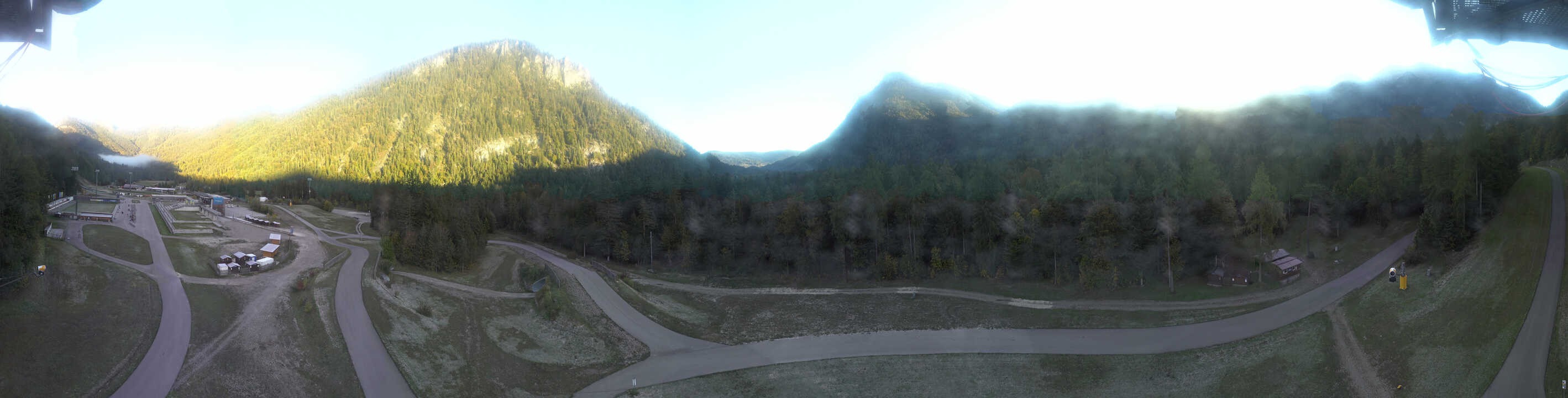 Archiv Foto Webcam Ruhpolding: Panorama Chiemgau Arena