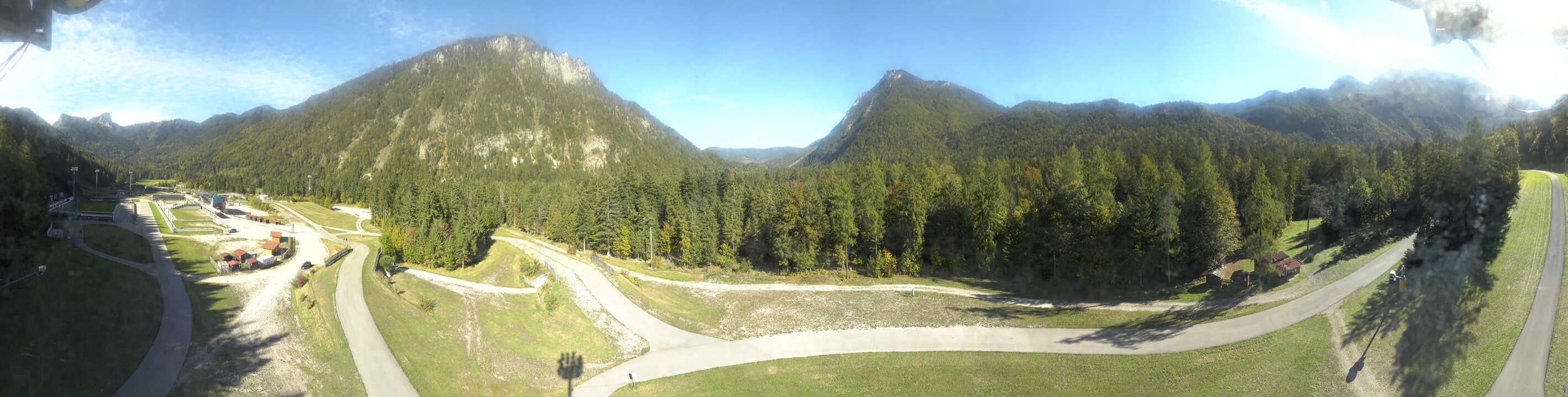 Archiv Foto Webcam Ruhpolding: Panorama Chiemgau Arena