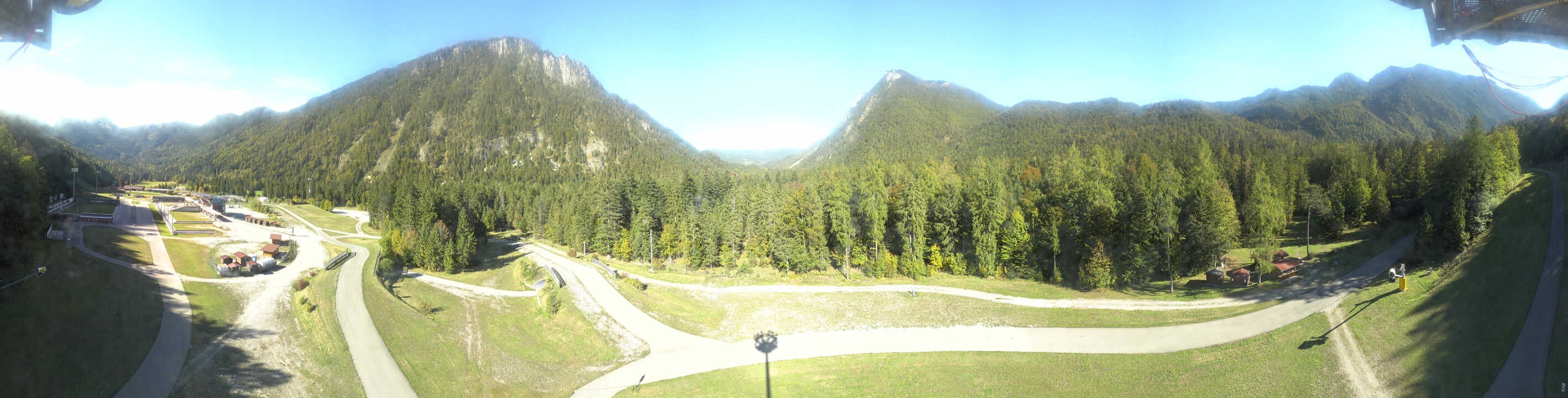 Archiv Foto Webcam Ruhpolding: Panorama Chiemgau Arena