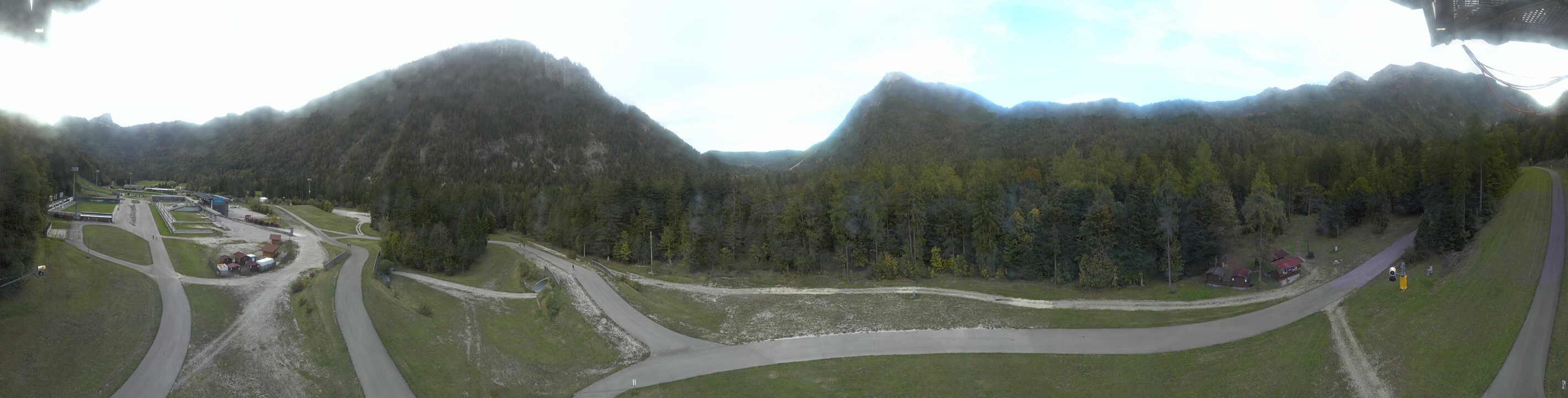 Archiv Foto Webcam Ruhpolding: Panorama Chiemgau Arena
