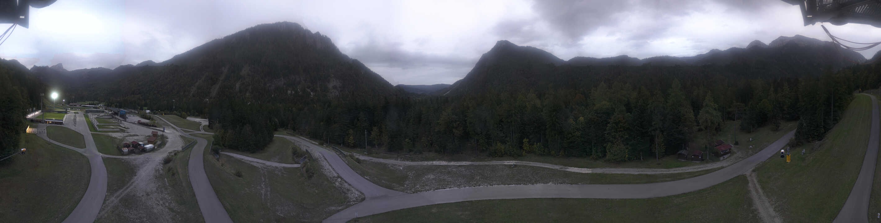 Archiv Foto Webcam Ruhpolding: Panorama Chiemgau Arena