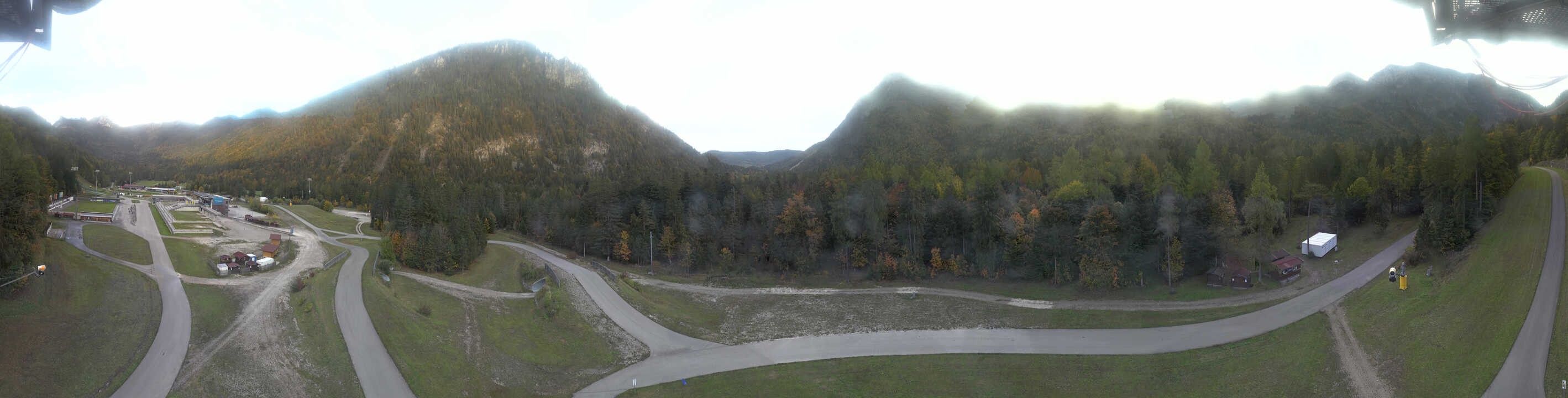 Archiv Foto Webcam Ruhpolding: Panorama Chiemgau Arena