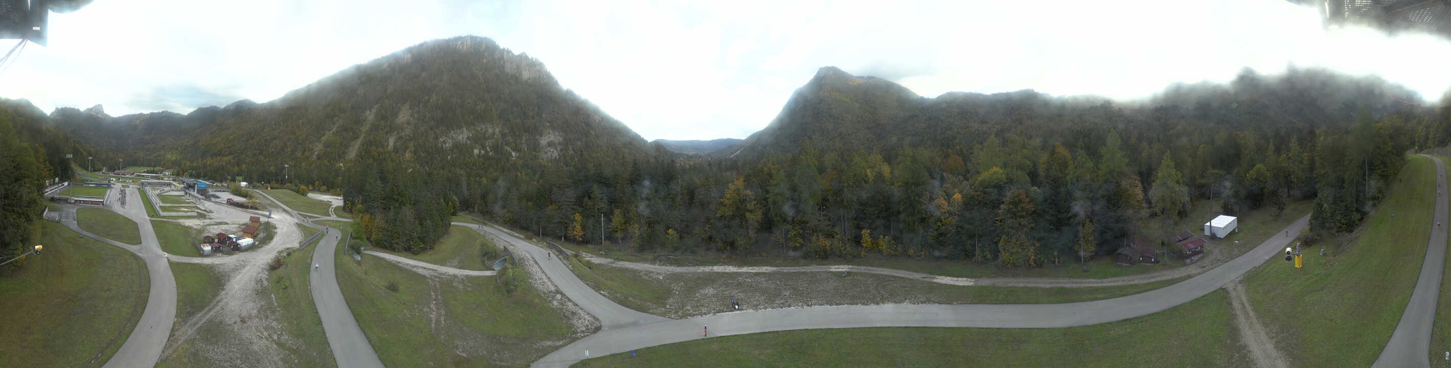 Archiv Foto Webcam Ruhpolding: Panorama Chiemgau Arena