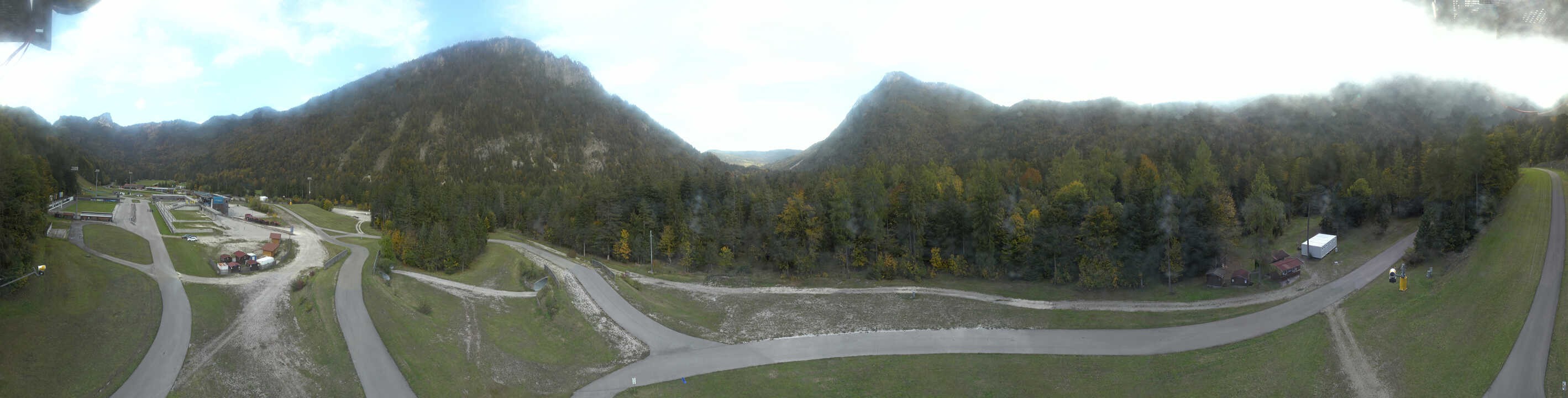 Archiv Foto Webcam Ruhpolding: Panorama Chiemgau Arena
