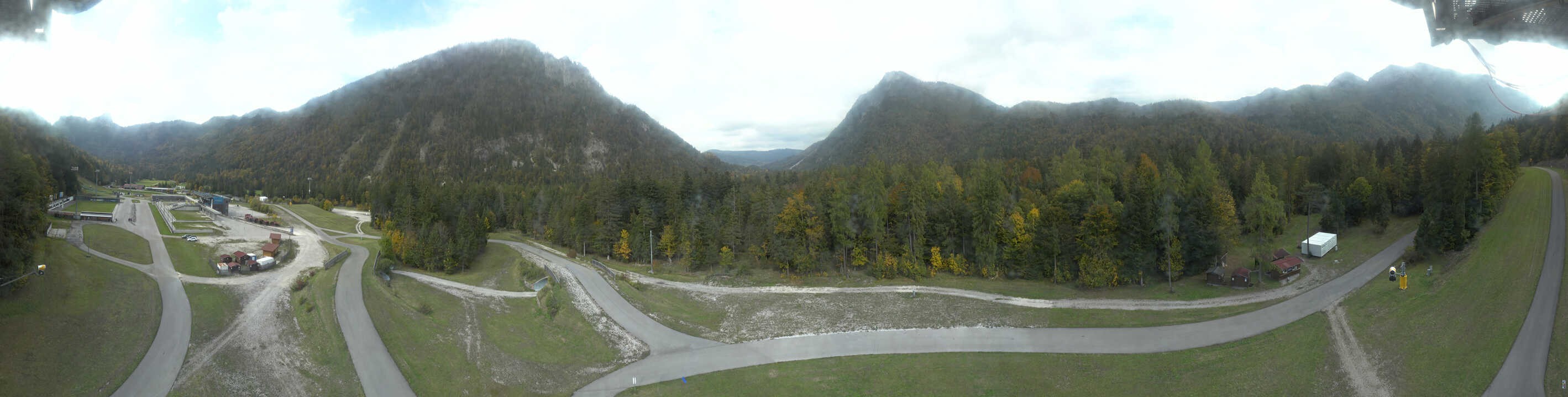Archiv Foto Webcam Ruhpolding: Panorama Chiemgau Arena