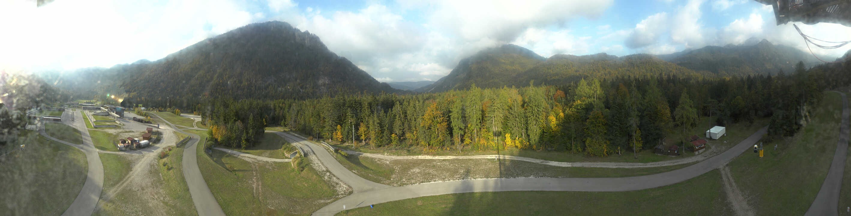 Archiv Foto Webcam Ruhpolding: Panorama Chiemgau Arena