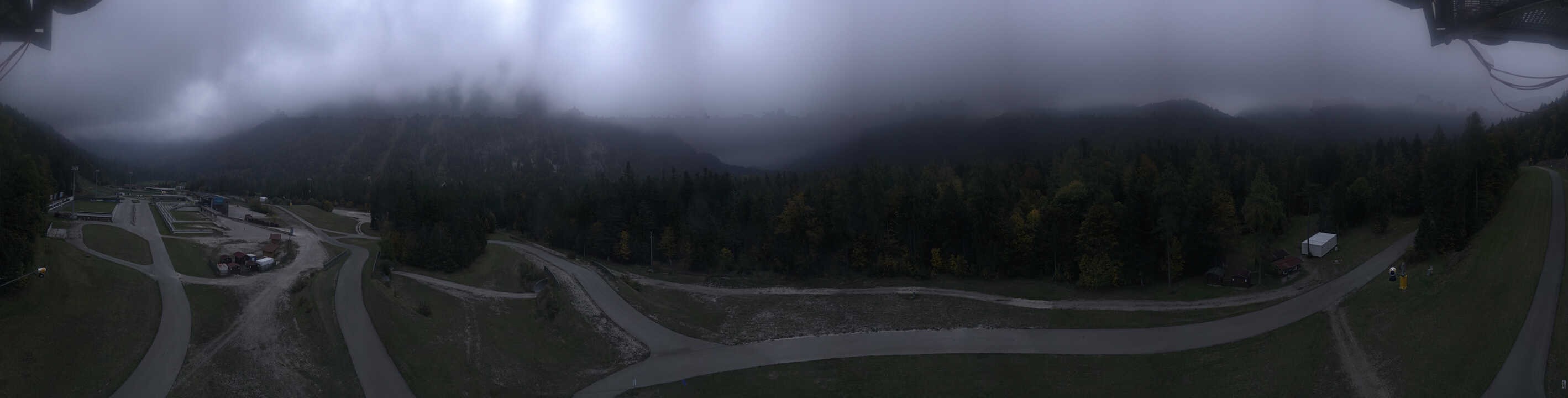 Archiv Foto Webcam Ruhpolding: Panorama Chiemgau Arena