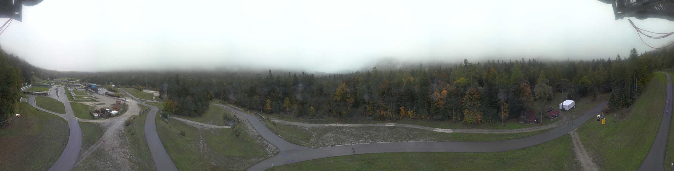 Archiv Foto Webcam Ruhpolding: Panorama Chiemgau Arena