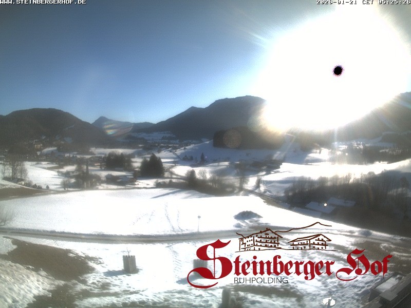 Archiv Foto Webcam Ruhpolding: Gästehaus Steinberger Hof