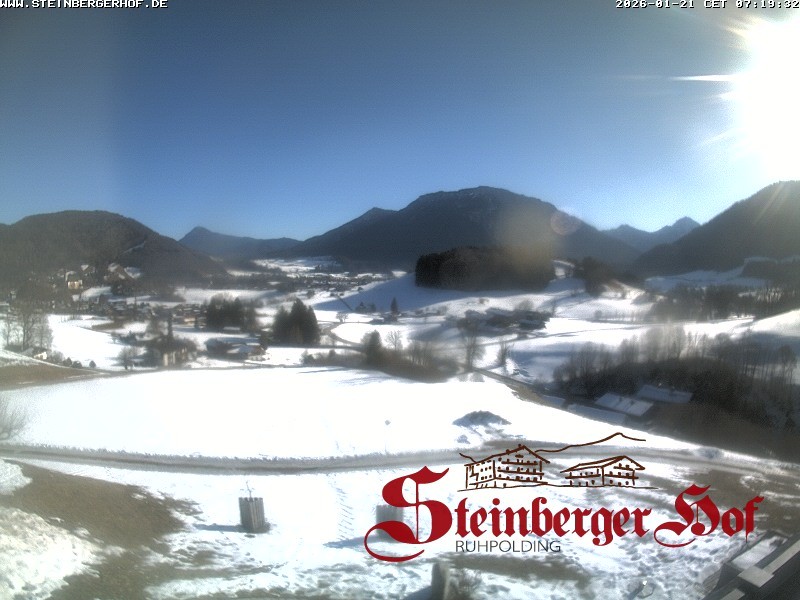 Archiv Foto Webcam Ruhpolding: Gästehaus Steinberger Hof