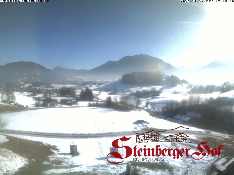 Archiv Foto Webcam Ruhpolding: Gästehaus Steinberger Hof