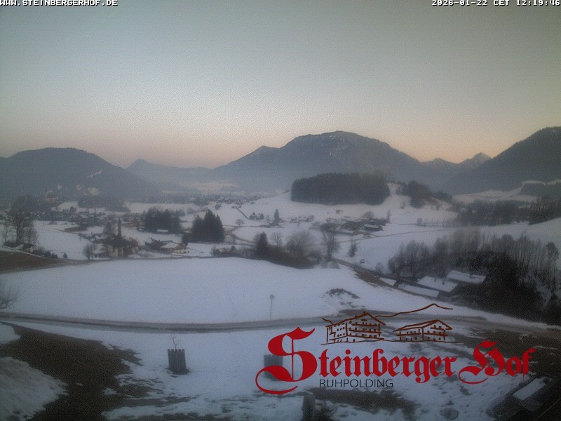 Archiv Foto Webcam Ruhpolding: Gästehaus Steinberger Hof