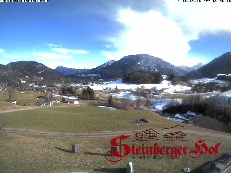 Archiv Foto Webcam Ruhpolding: Gästehaus Steinberger Hof
