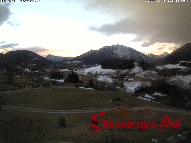 Archiv Foto Webcam Ruhpolding: Gästehaus Steinberger Hof