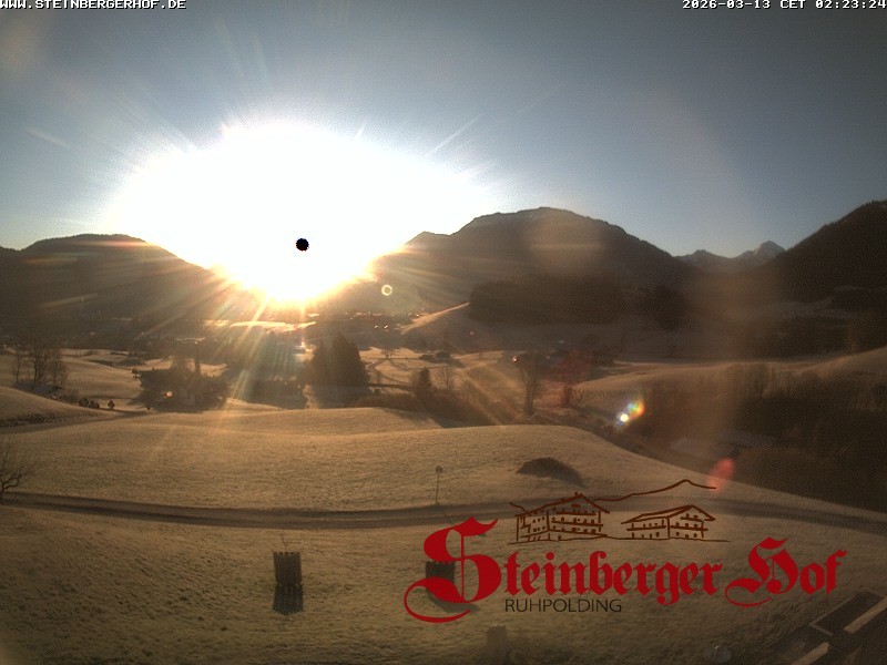 Archiv Foto Webcam Ruhpolding: Gästehaus Steinberger Hof