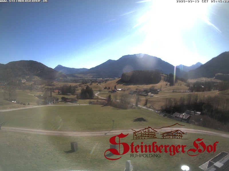 Archiv Foto Webcam Ruhpolding: Gästehaus Steinberger Hof