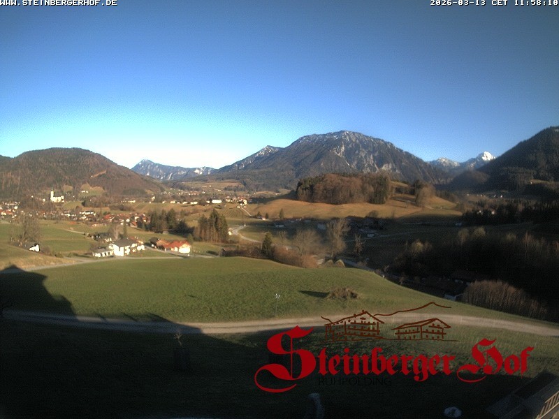 Archiv Foto Webcam Ruhpolding: Gästehaus Steinberger Hof