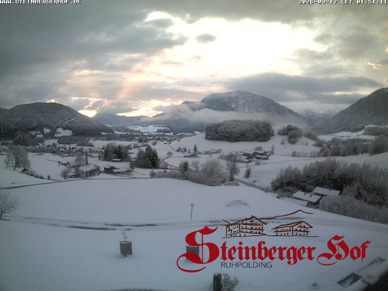 Archiv Foto Webcam Ruhpolding: Gästehaus Steinberger Hof