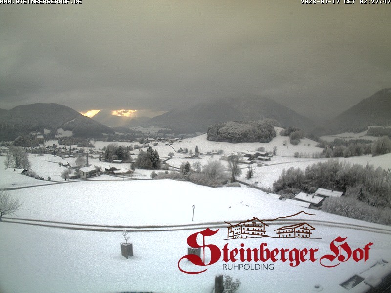 Archiv Foto Webcam Ruhpolding: Gästehaus Steinberger Hof