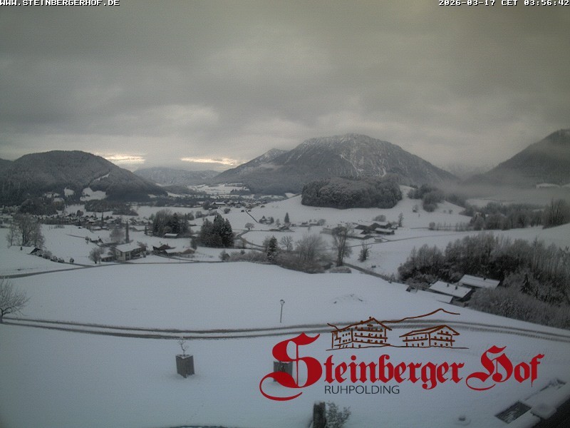 Archiv Foto Webcam Ruhpolding: Gästehaus Steinberger Hof
