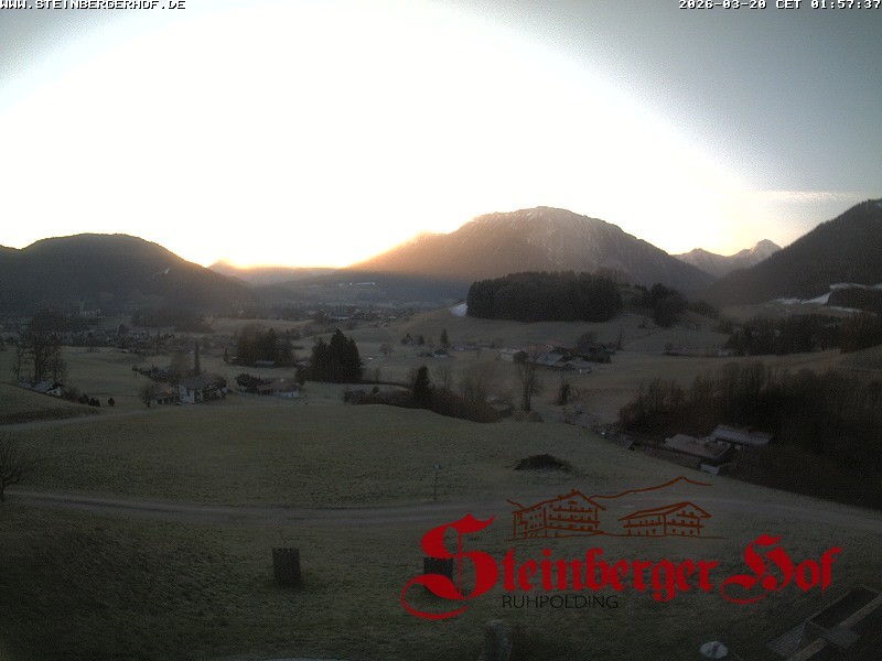 Archiv Foto Webcam Ruhpolding: Gästehaus Steinberger Hof