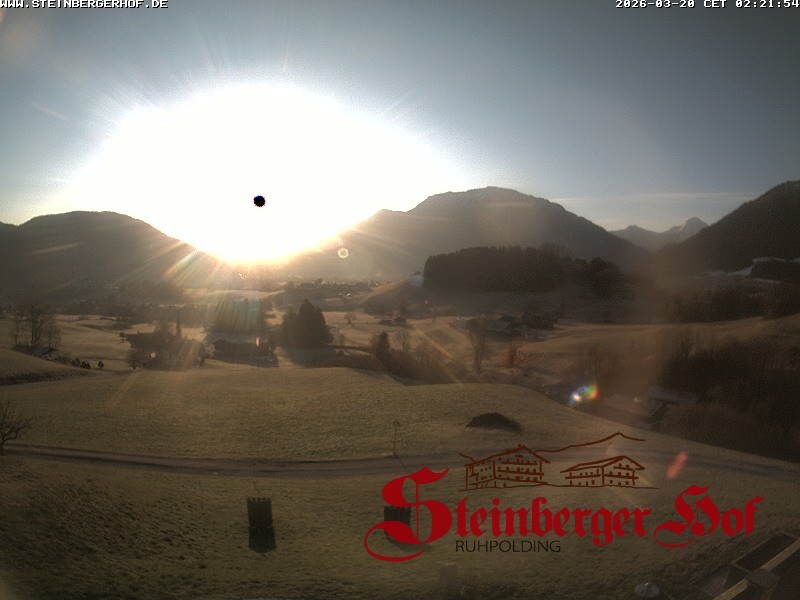 Archiv Foto Webcam Ruhpolding: Gästehaus Steinberger Hof