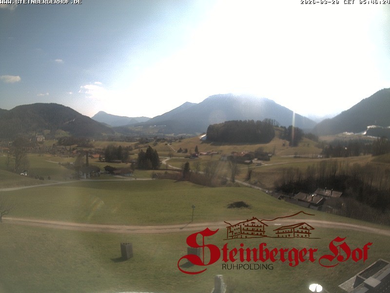 Archiv Foto Webcam Ruhpolding: Gästehaus Steinberger Hof