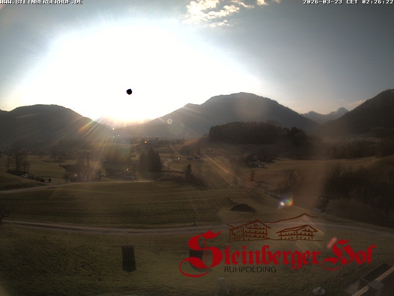 Archiv Foto Webcam Ruhpolding: Gästehaus Steinberger Hof
