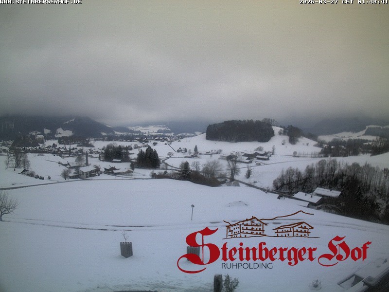 Archiv Foto Webcam Ruhpolding: Gästehaus Steinberger Hof