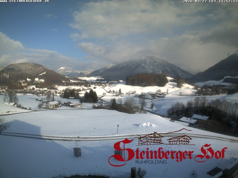 Archiv Foto Webcam Ruhpolding: Gästehaus Steinberger Hof