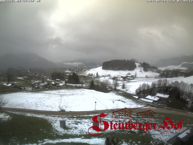 Archiv Foto Webcam Ruhpolding: Gästehaus Steinberger Hof