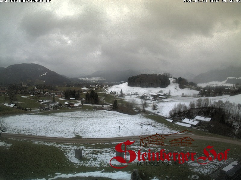 Archiv Foto Webcam Ruhpolding: Gästehaus Steinberger Hof