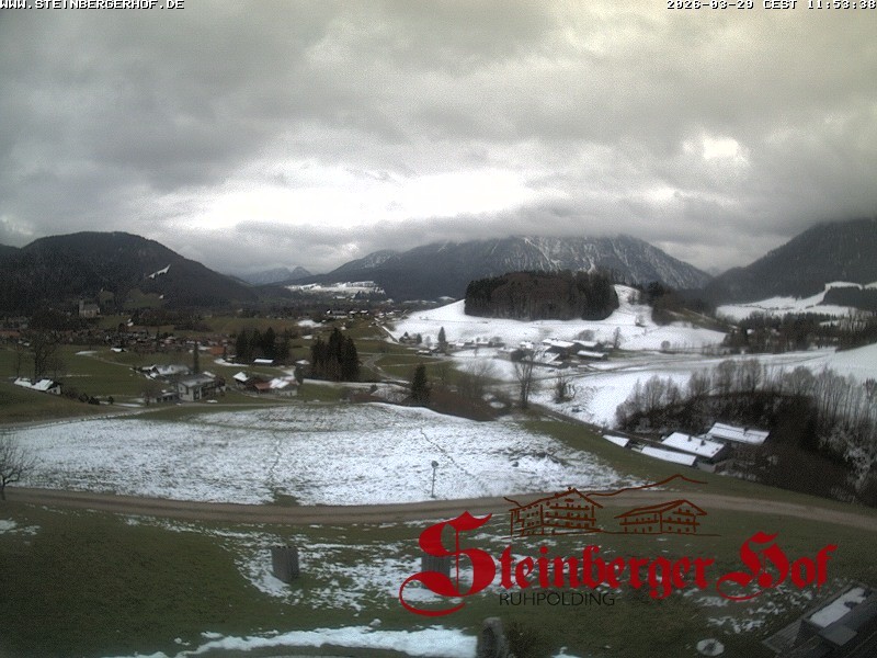 Archiv Foto Webcam Ruhpolding: Gästehaus Steinberger Hof