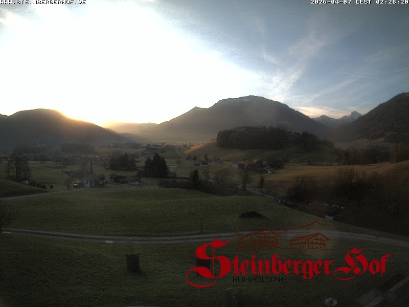 Archiv Foto Webcam Ruhpolding: Gästehaus Steinberger Hof