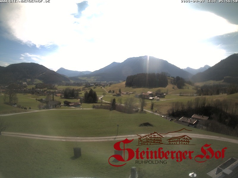 Archiv Foto Webcam Ruhpolding: Gästehaus Steinberger Hof